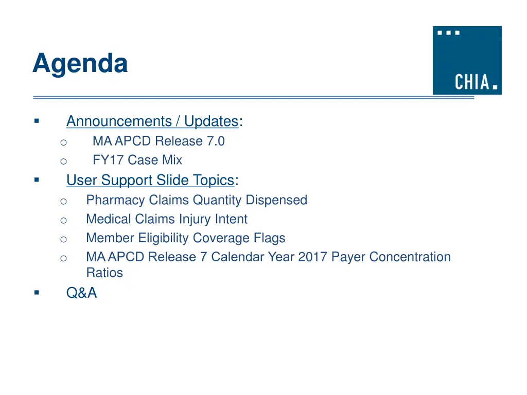 agenda