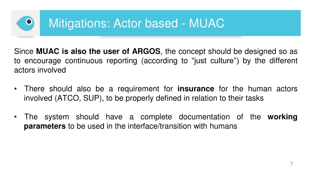 mitigations actor based muac 1