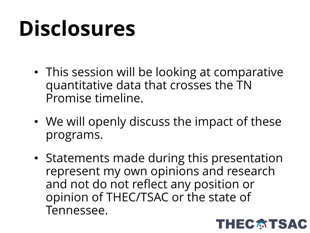 disclosures 1