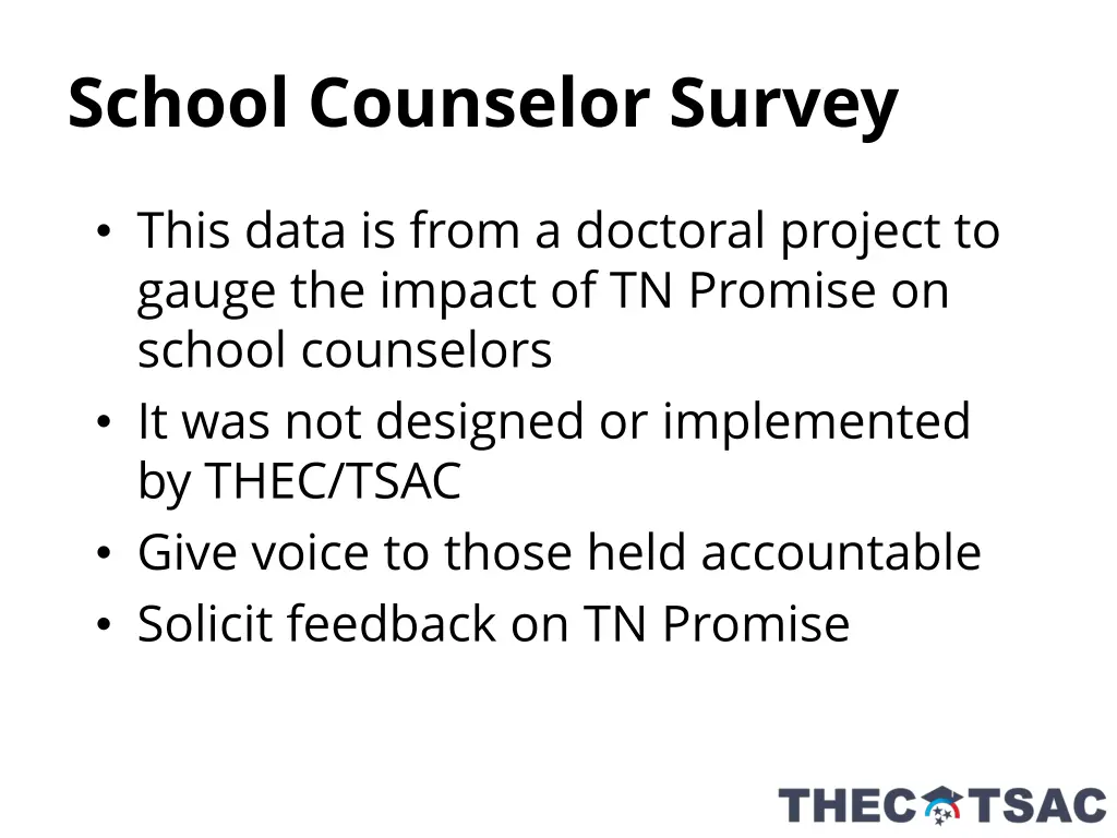 school counselor survey