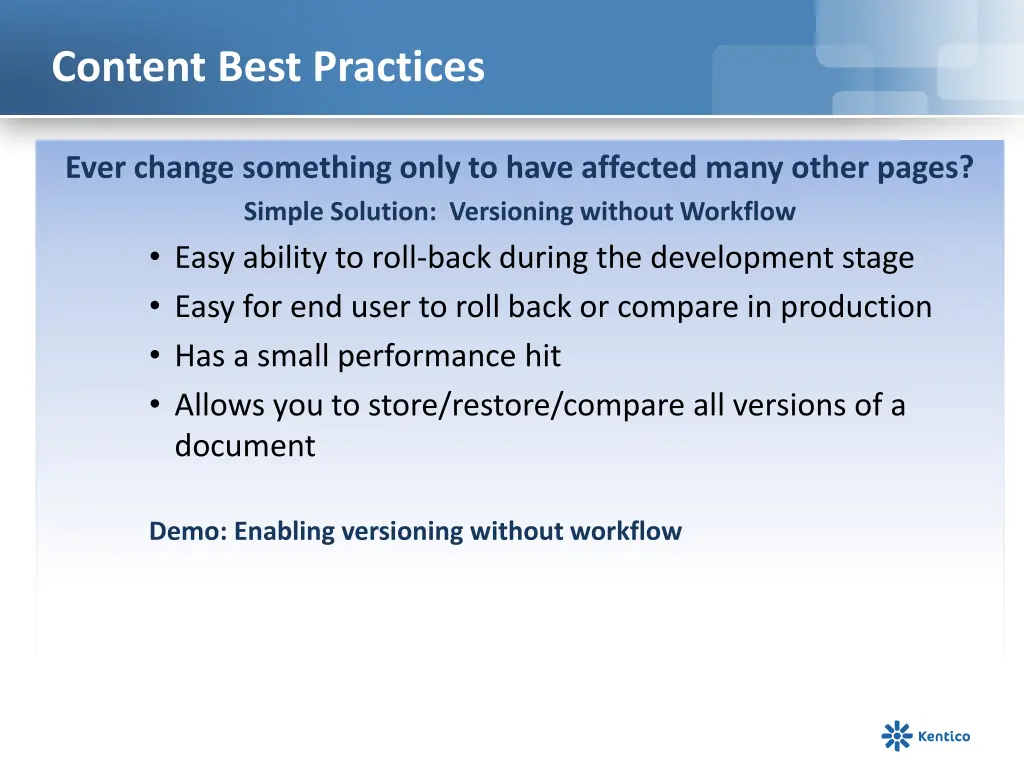 content best practices 5