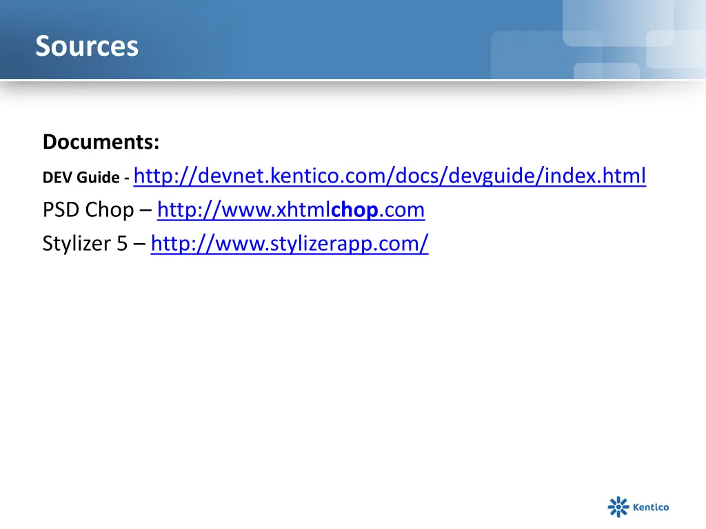 sources