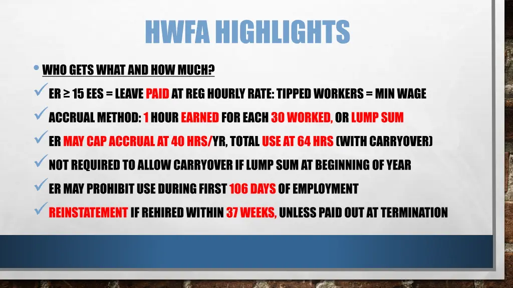 hwfahighlights