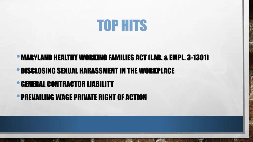 top hits