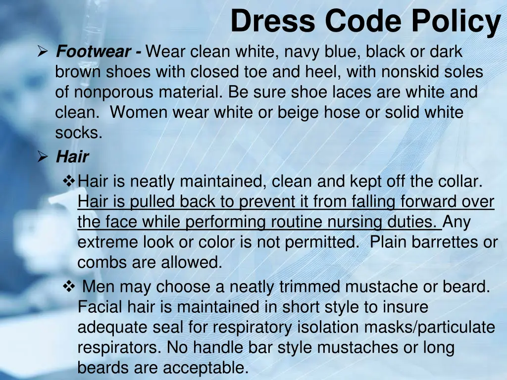 dress code policy 6