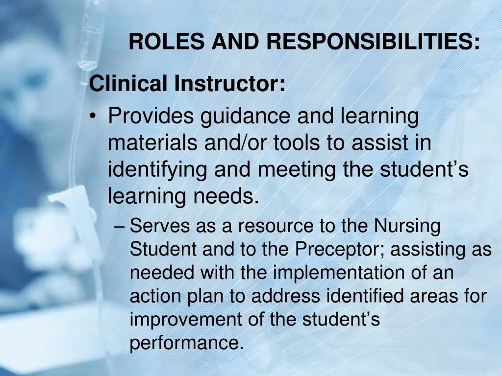 roles and responsibilities 7