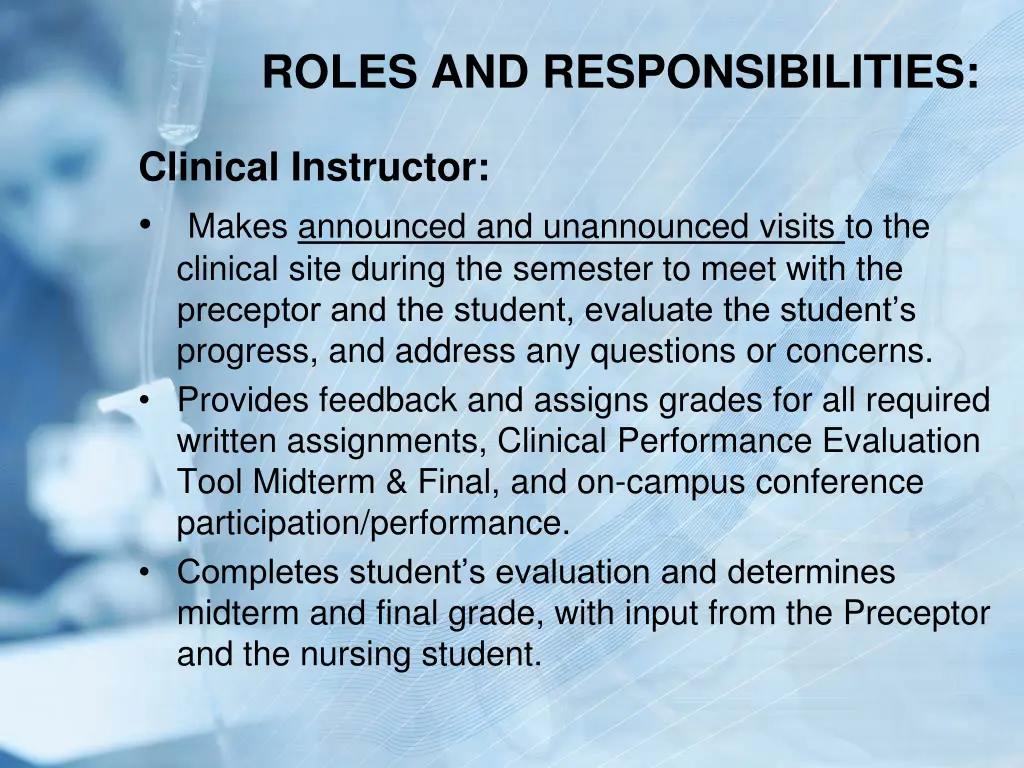 roles and responsibilities 9