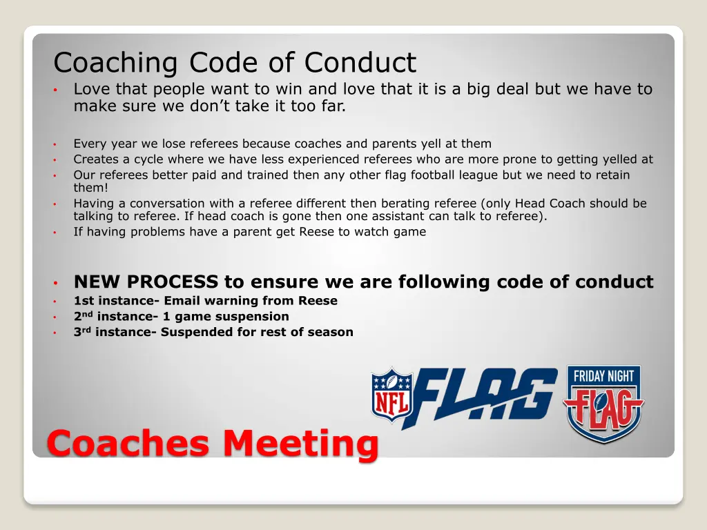 coaching code of conduct love that people want