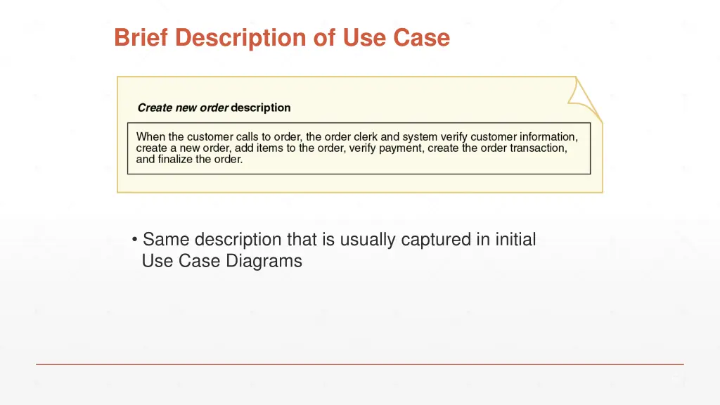 brief description of use case