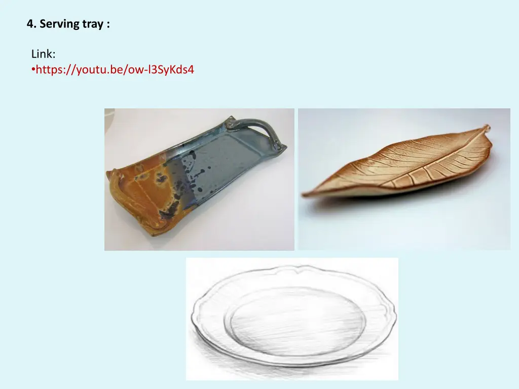 4 serving tray