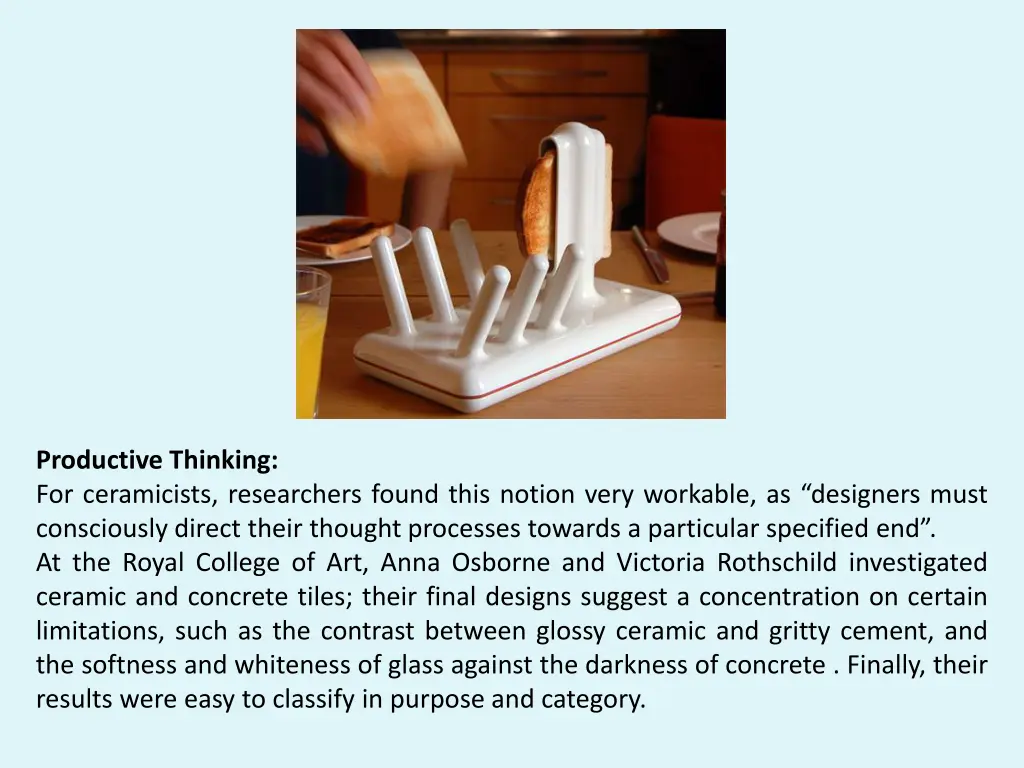 productive thinking for ceramicists researchers