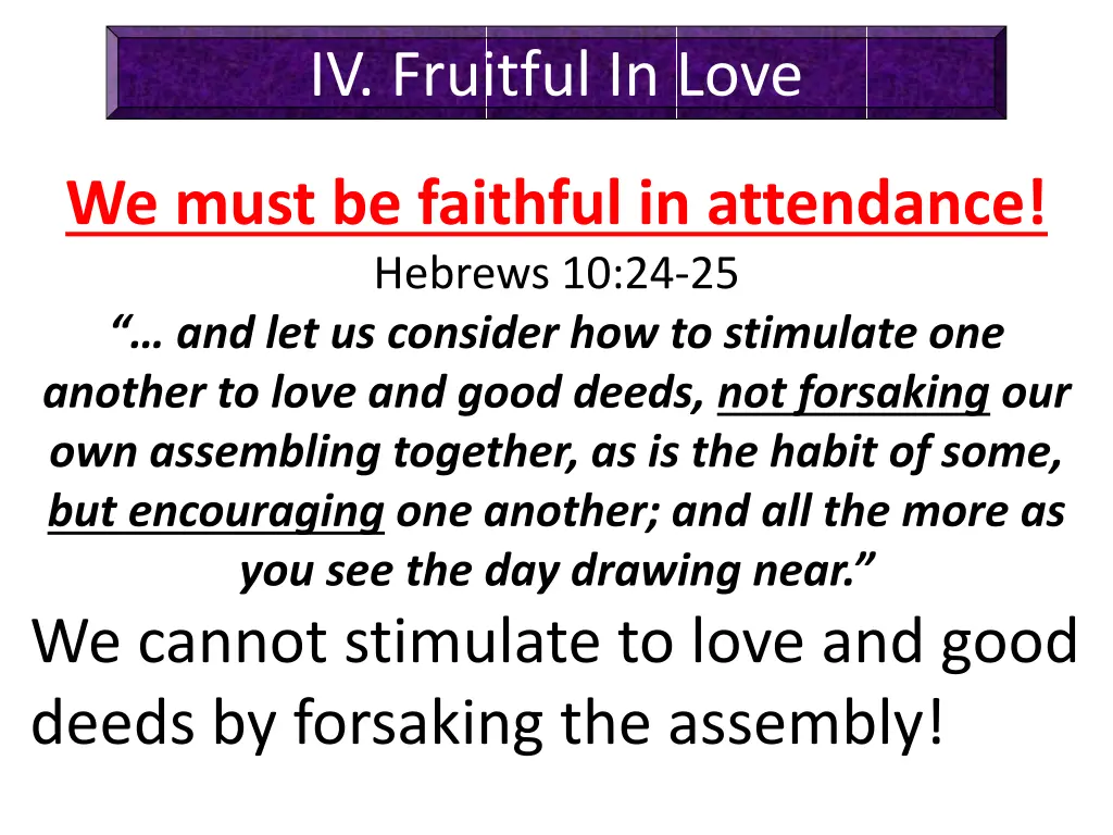 iv fruitful in love 2