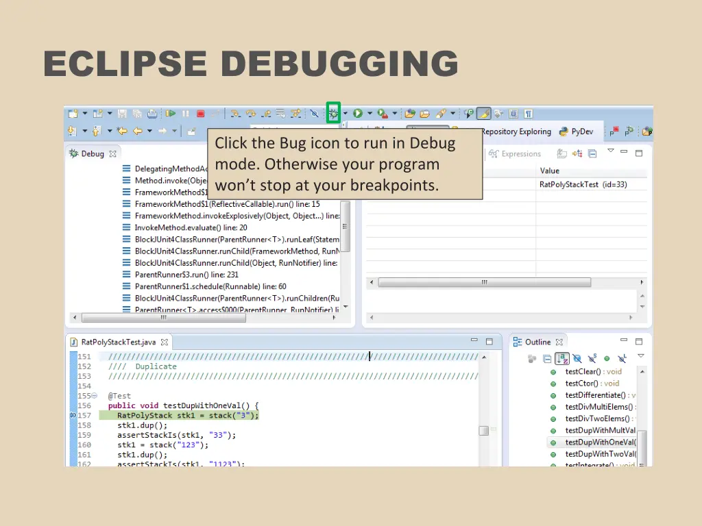 eclipse debugging 2