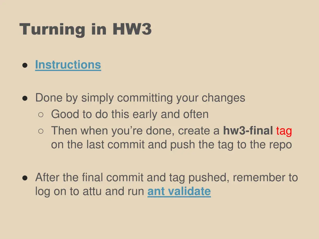 turning in hw3