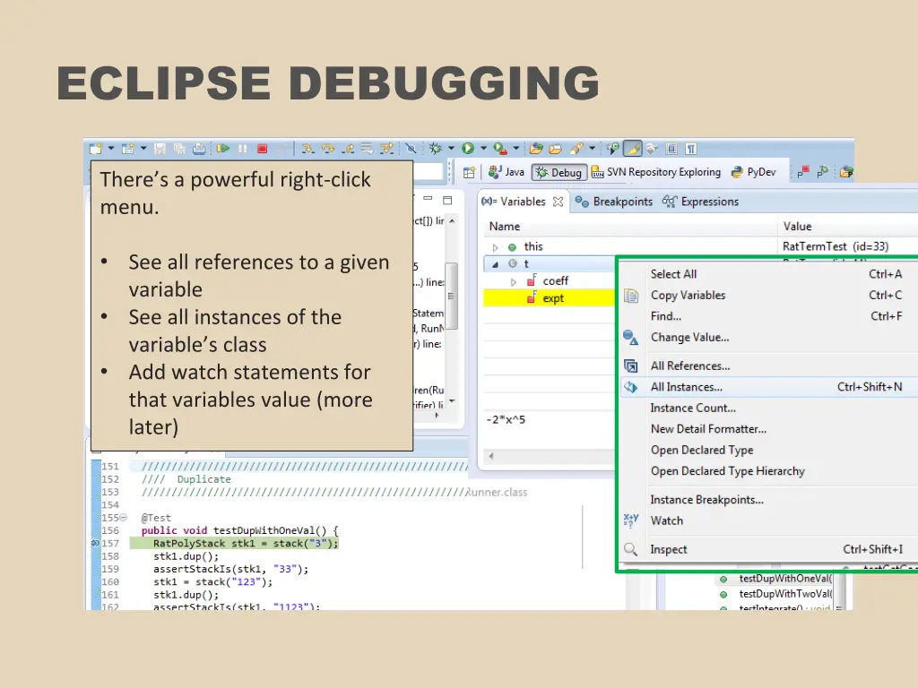 eclipse debugging 13