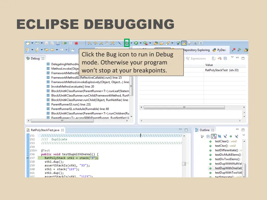 eclipse debugging 2