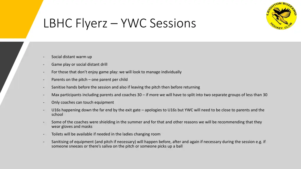 lbhc flyerz ywc sessions