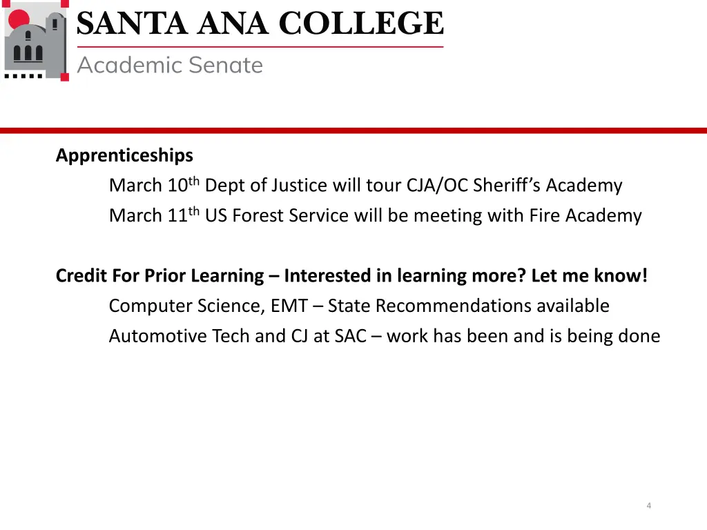apprenticeships march 10 th dept of justice will