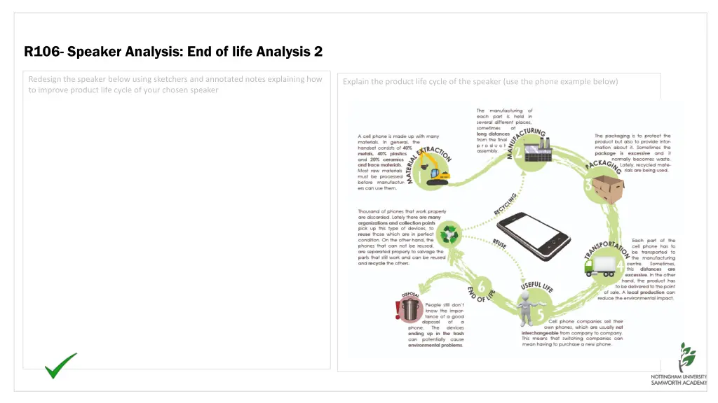 r106 speaker analysis end of life analysis 2