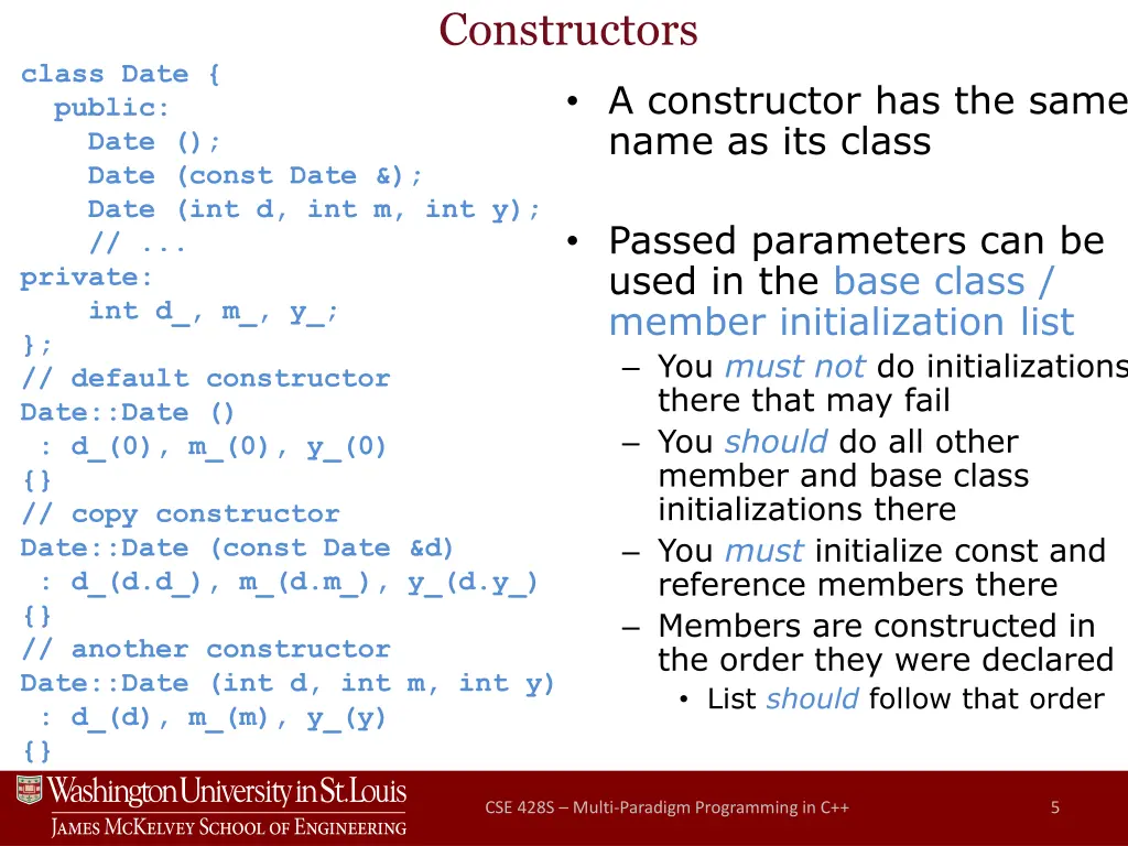 constructors