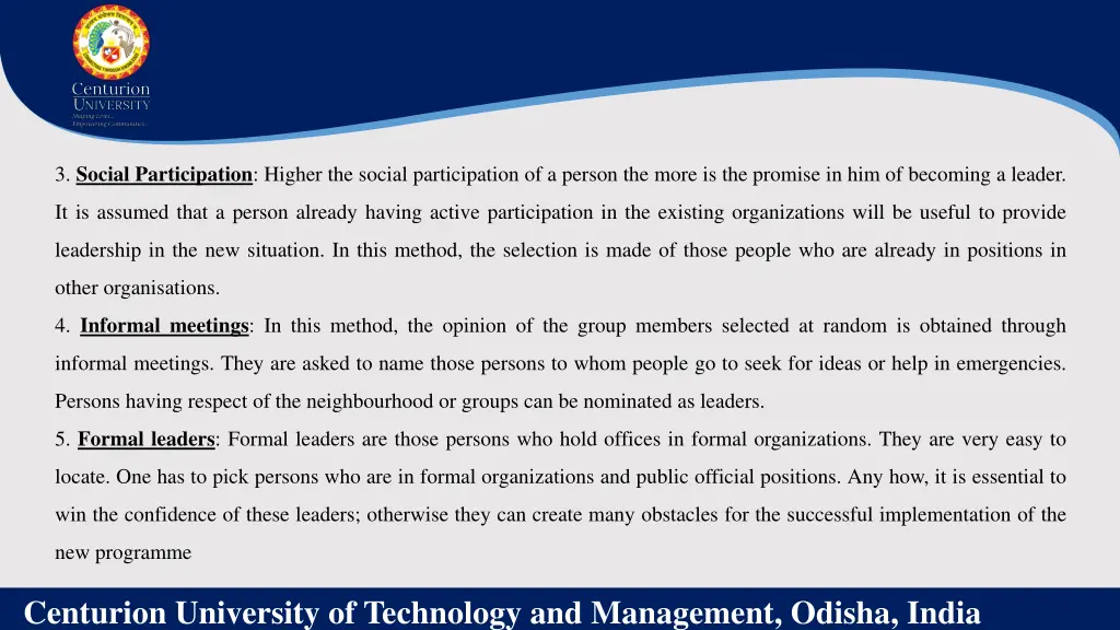 3 social participation higher the social