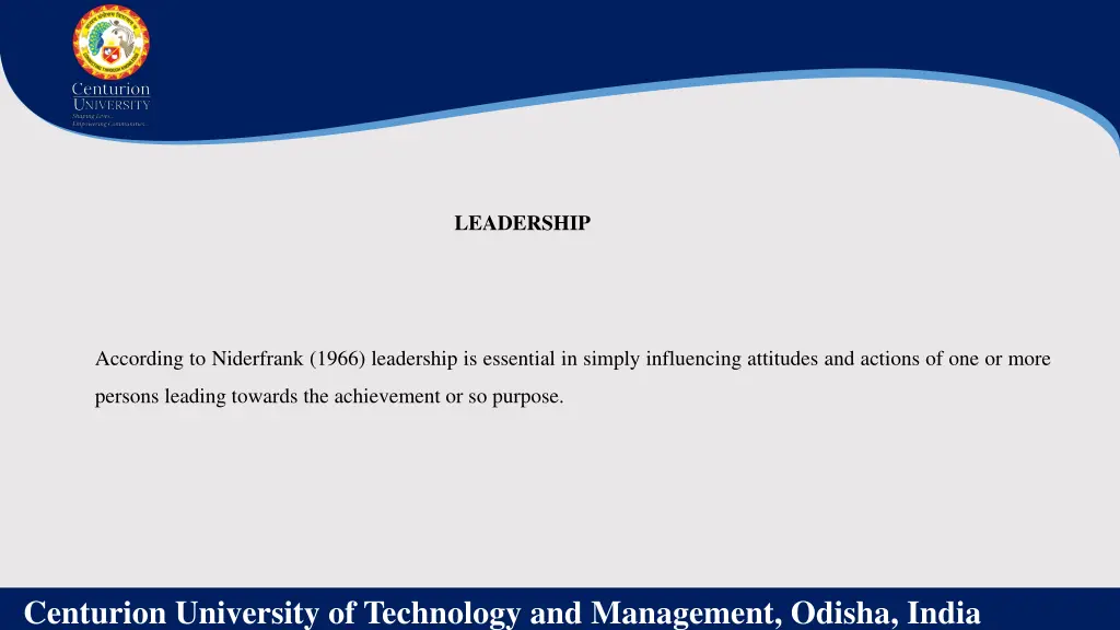 leadership