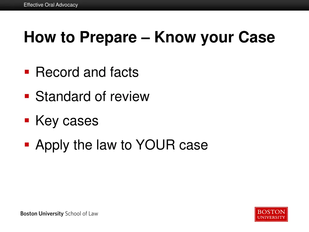 effective oral advocacy 3