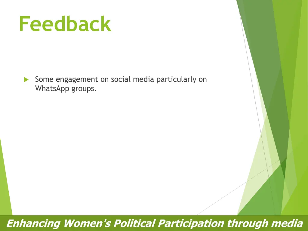 feedback