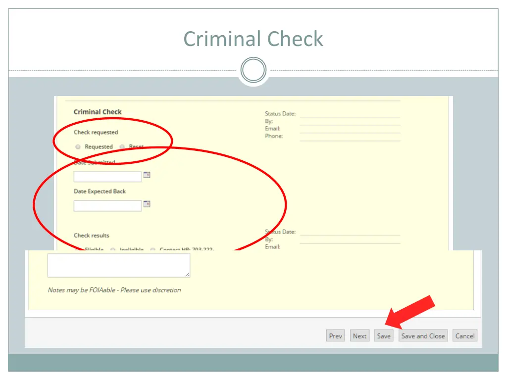 criminal check