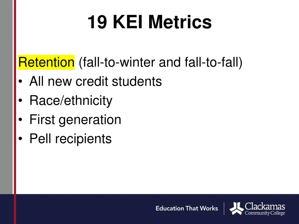 19 kei metrics 2