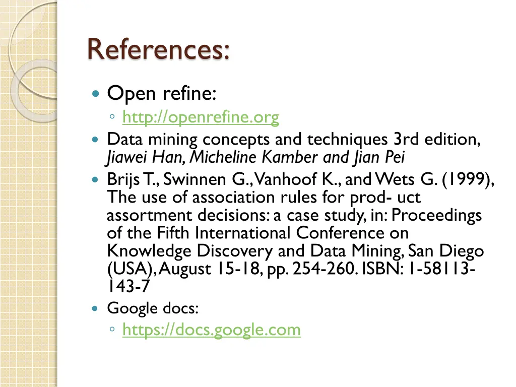 references