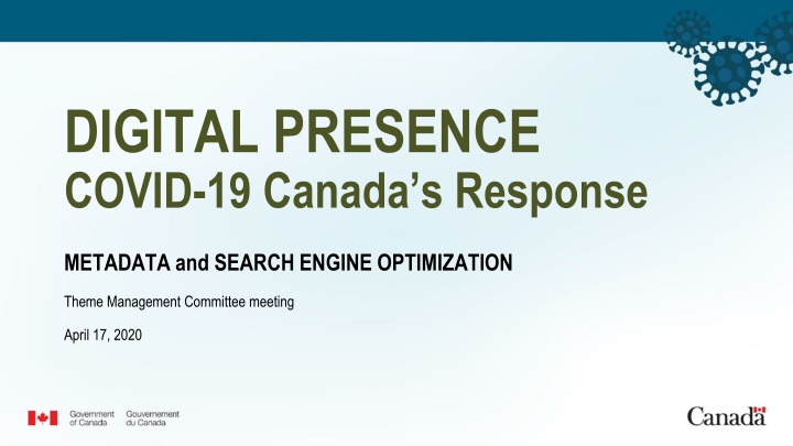 digital presence covid 19 canada s response
