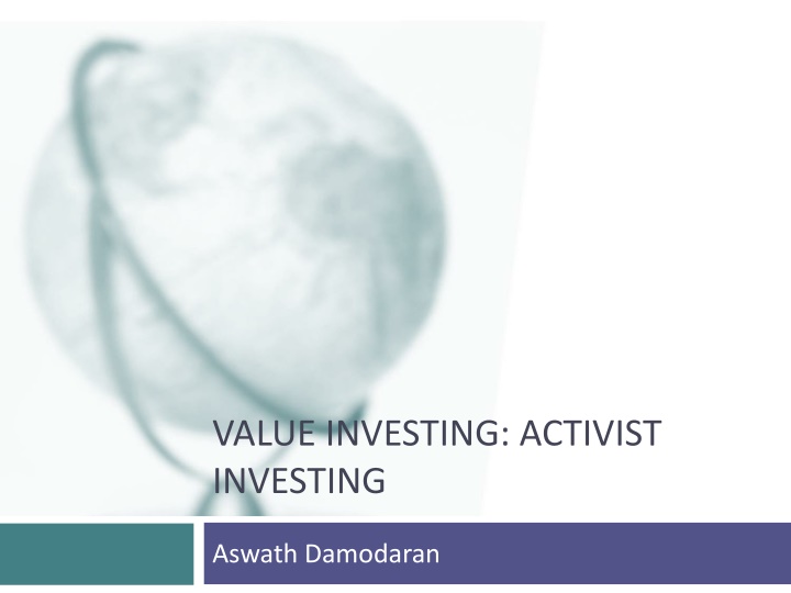 value investing activist investing