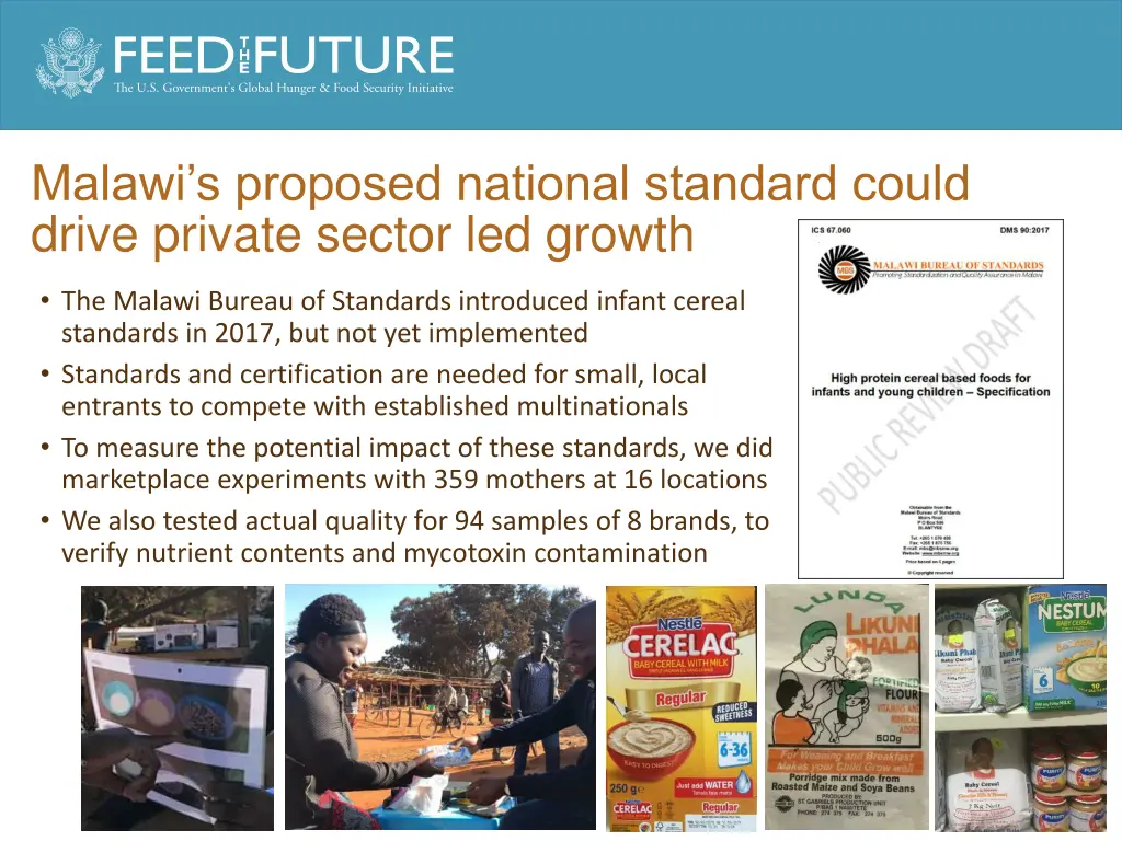 malawi s proposed national standard could drive