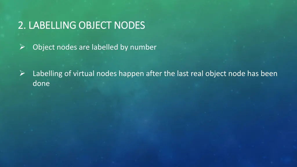 2 labelling object nodes 2 labelling object nodes