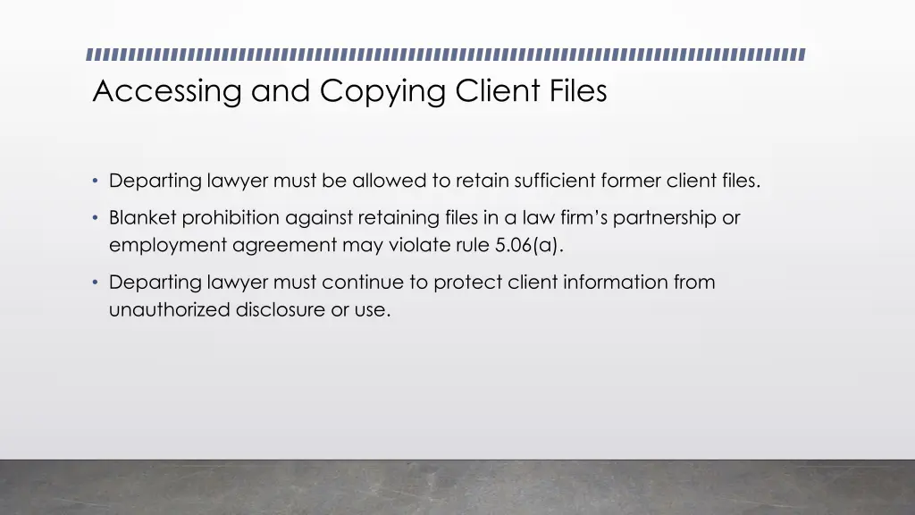 accessing and copying client files