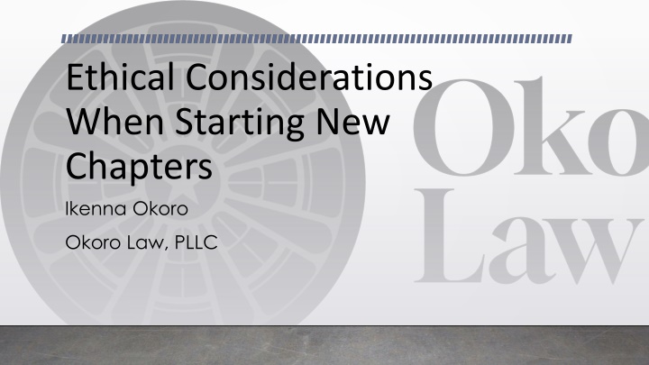 ethical considerations when starting new chapters