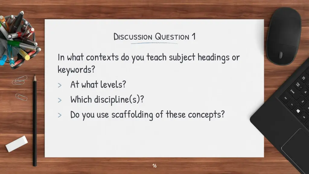 discussion question 1