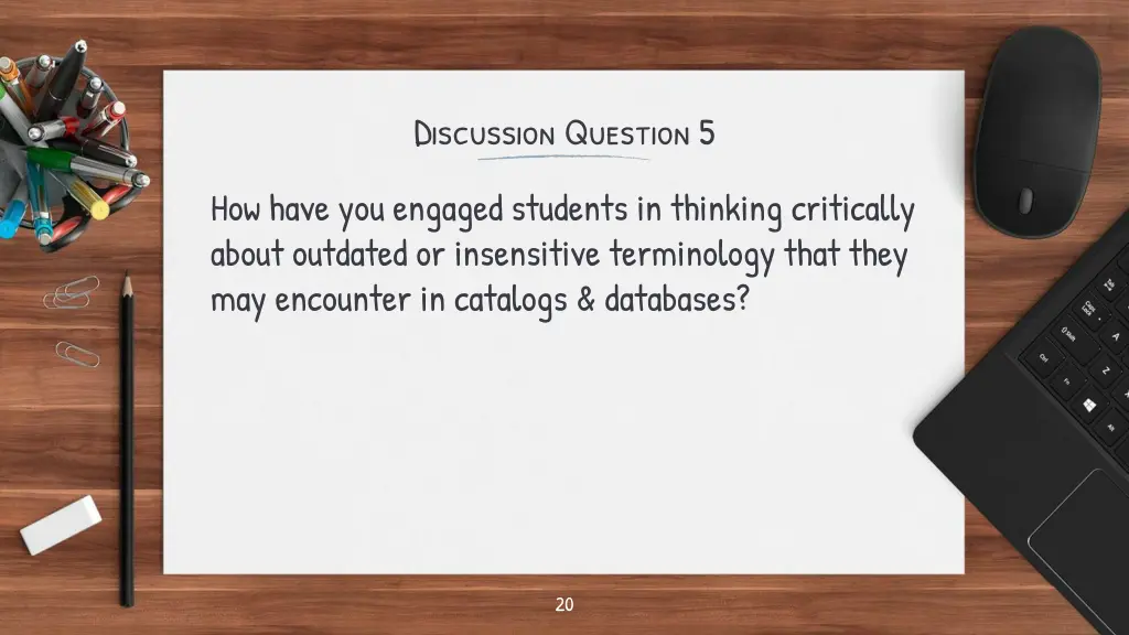 discussion question 5