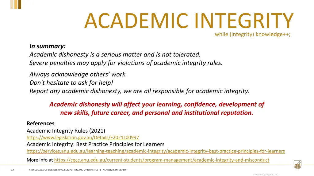 academic integrity 10