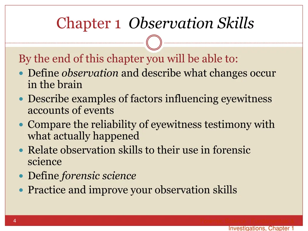 chapter 1 observation skills 1