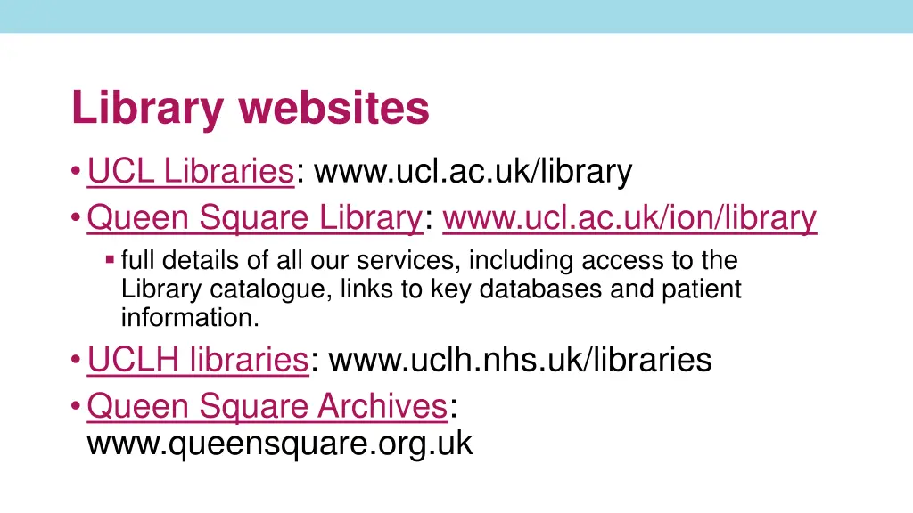 library websites ucl libraries