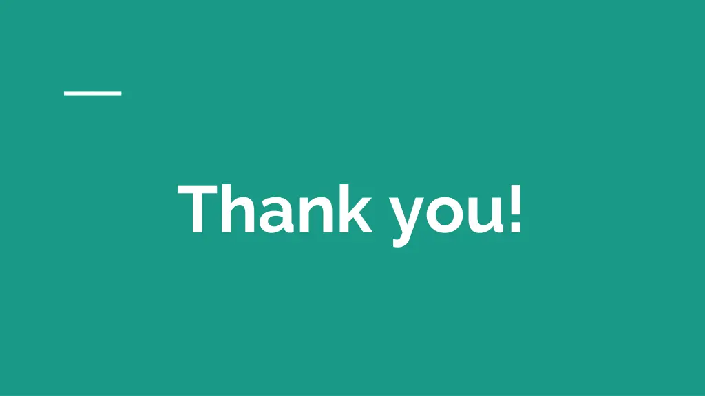 thank you