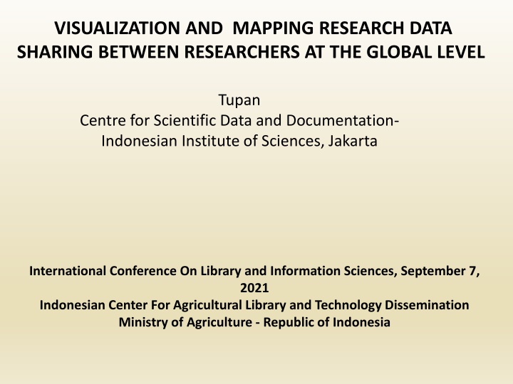 visualization and mapping research data sharing