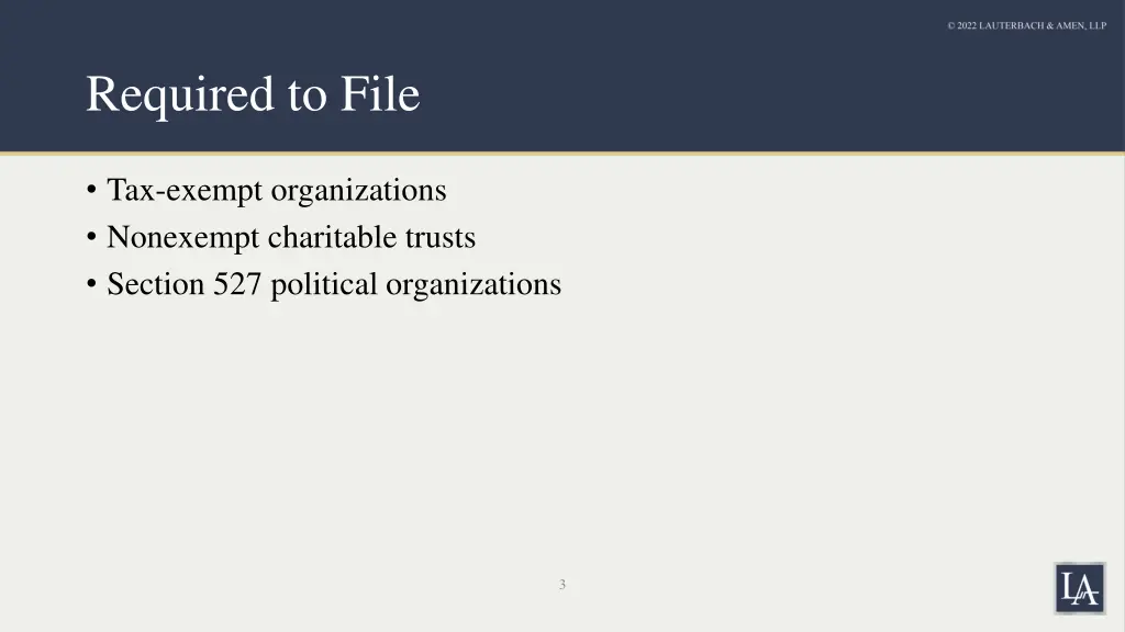 required to file
