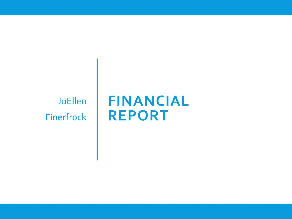financial report