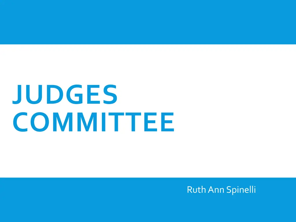judges committee