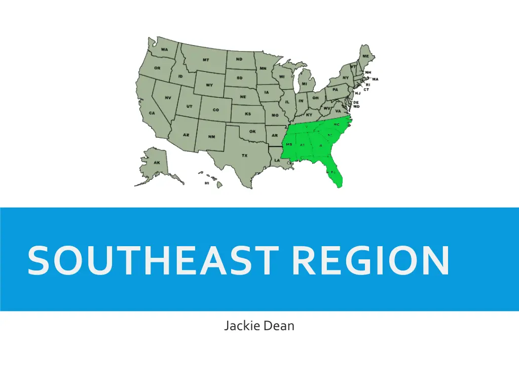 southeast region