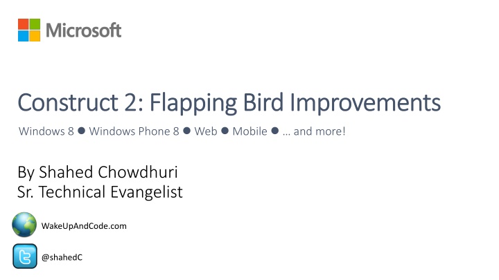 construct 2 flapping bird improvements construct