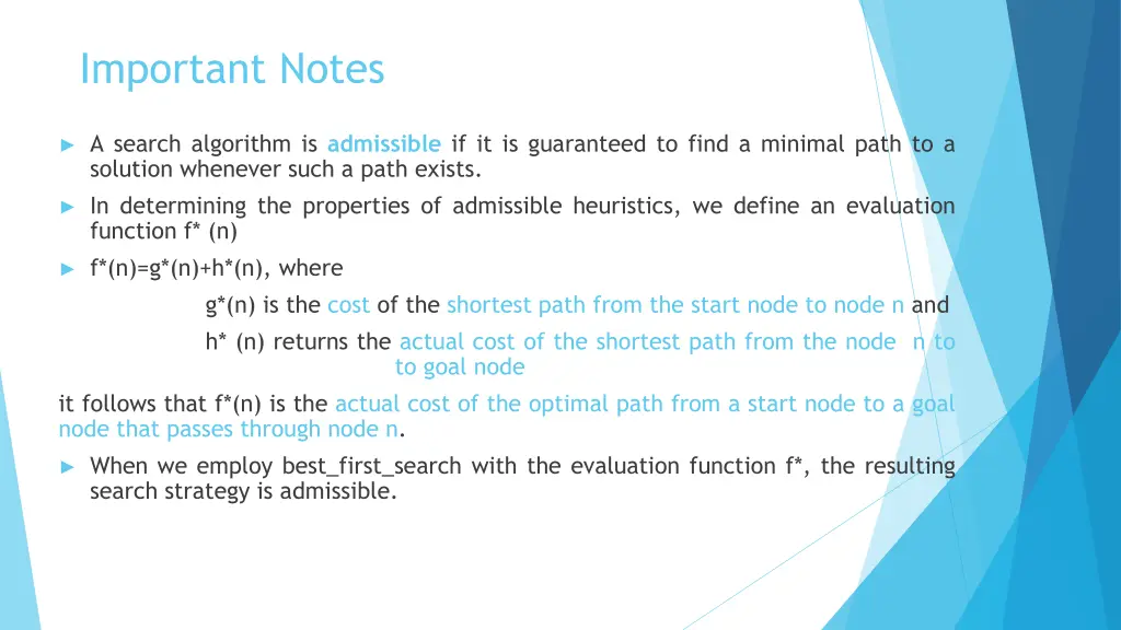 important notes
